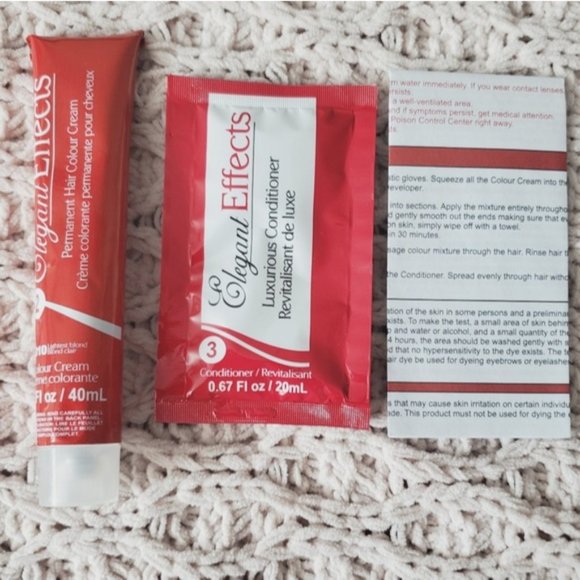 010 Permanent Lightest Blond Hair Color Cream by Elegant Effects - Picture 3 of 10